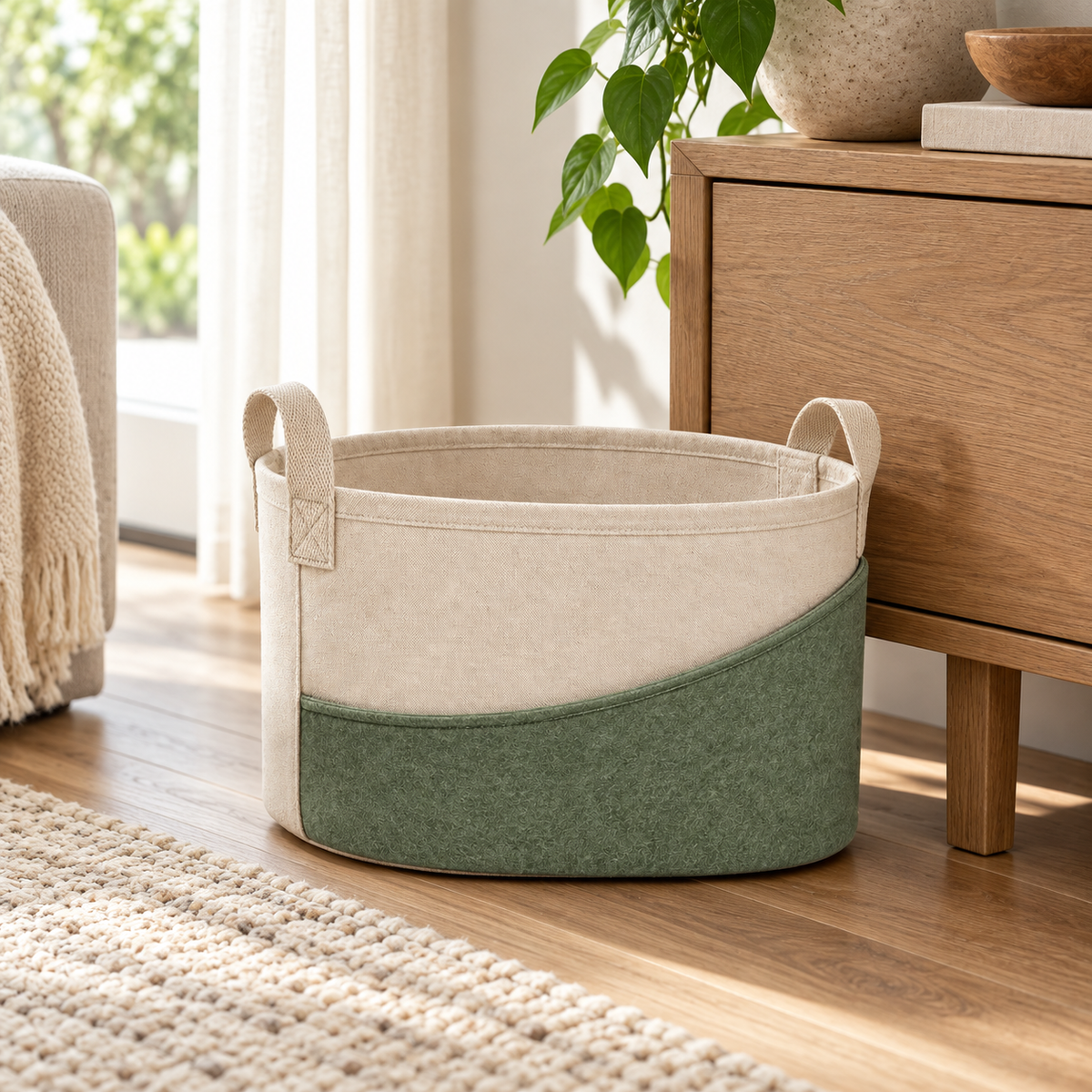 CrescentLoop Storage Basket