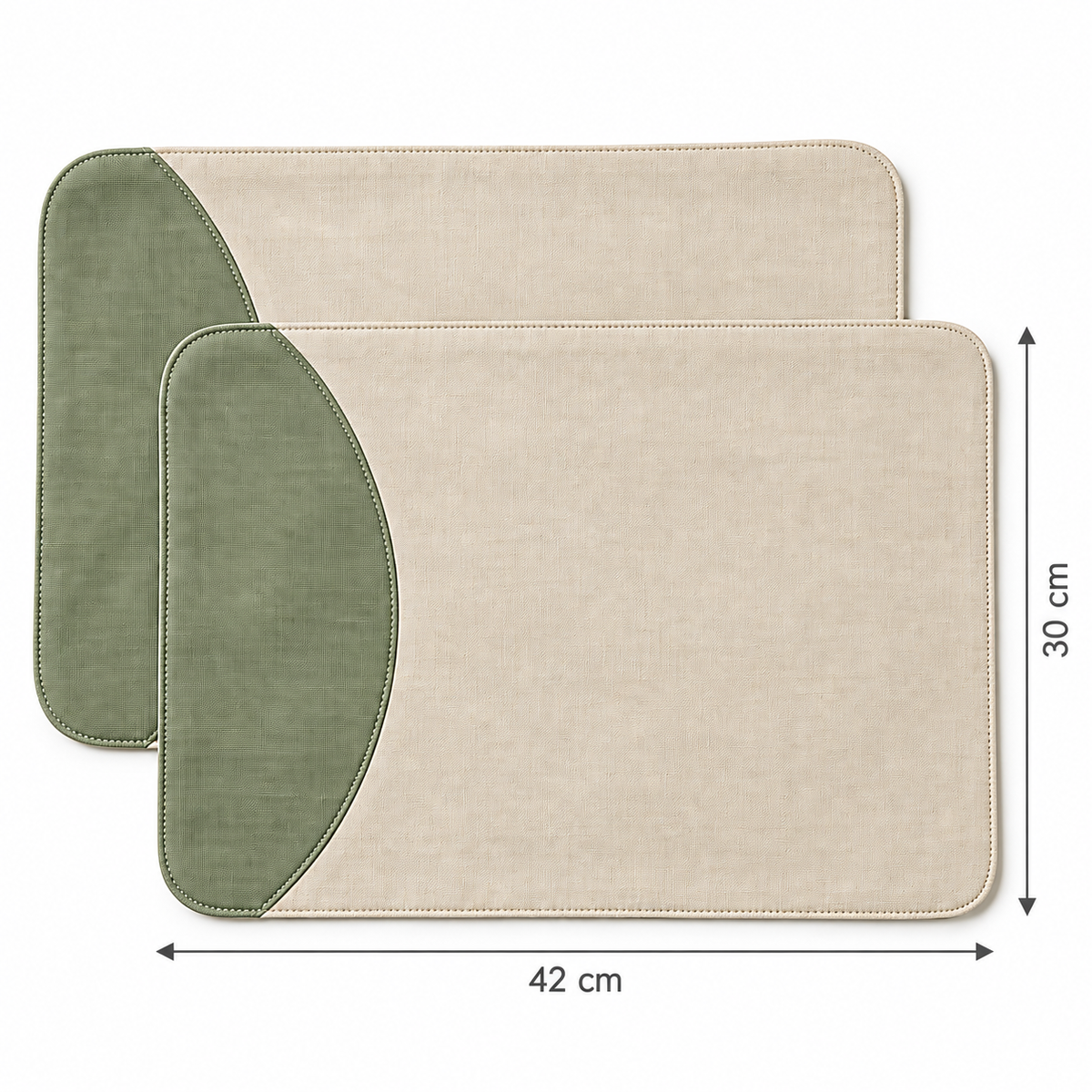 QuietCurve Placemat Pair